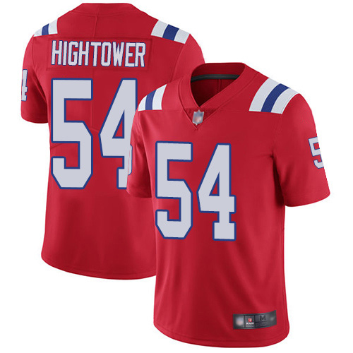 New England Patriots Football #54 Vapor Limited Red Men Dont a Hightower Alternate NFL Jersey